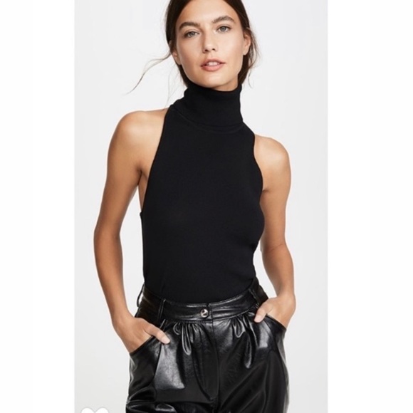 Alc Paltrow Top Sleeveless Turtleneck 